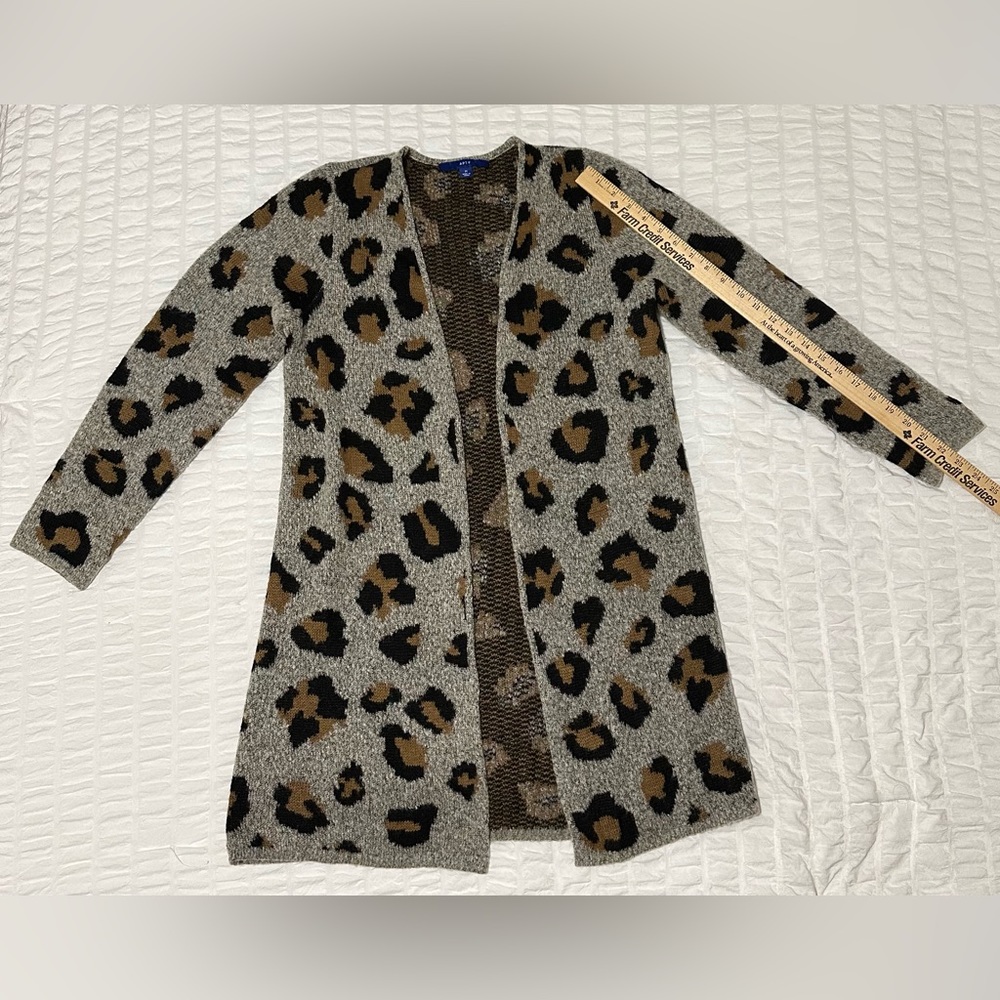 Apt 9 Leopard Print Open Front Cardigan-Size Medi… - image 8